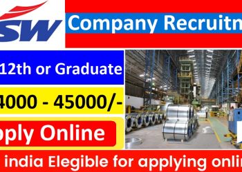 JSW Steel Company Recruitment