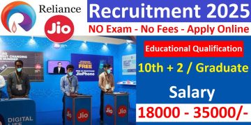 Reliance JIO Recruitment