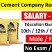 Ultratech Cement Recruitment