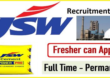 JSW Cement Company Recruitment
