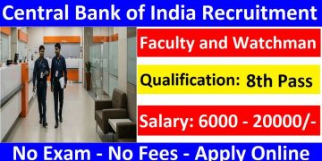 Central Bank of India Recruitment 2026