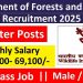 Department of Forests and Wildlife Recruitment 2025 Apply Forester Posts