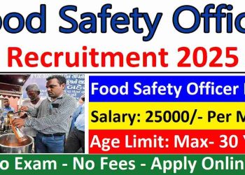 Food Safety Officer Recruitment 2025 Apply Online