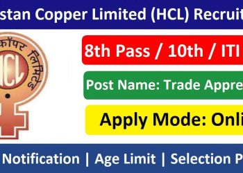Hindustan Copper Limited (HCL) Recruitment 2025 Apply Apprentice Posts
