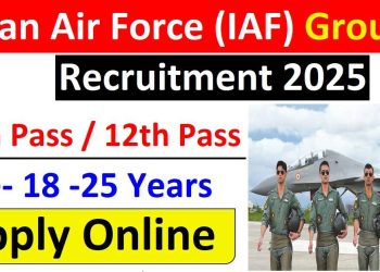 Indian Air Force (IAF) Recruitment 2025 Apply LDC, MTS, Store Keeper and others various posts