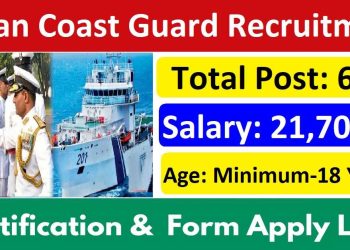 Indian Coast Guard Recruitment 2025 Apply For 630 Navik and Yantrik Posts