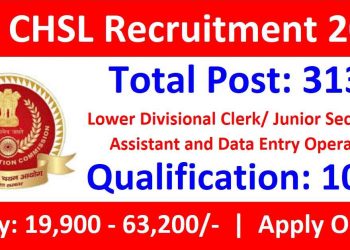 SSC CHSL 10+2 Recruitment 2025 Apply Online 3131 LDC, JSA and DEO Posts