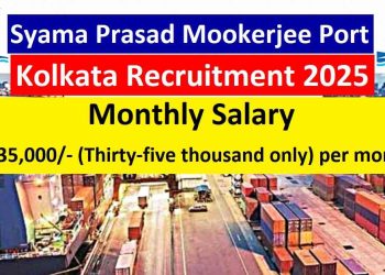 Syama Prasad Mookerjee Port, Kolkata Draftsman Recruitment 2025 Apply Now