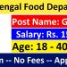 West Bengal Food Department Recruitment 2025