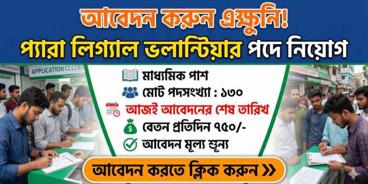 District Legal Services Authority (DLSA) Para legal Volunteers Recruitment 2026 Apply Now