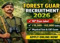 forest guard recruitment 2026