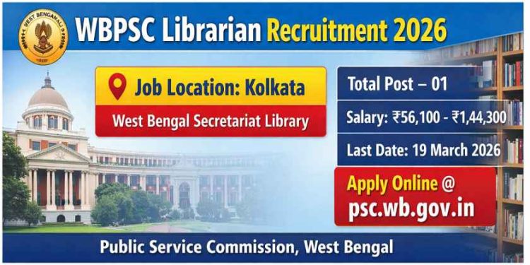 WBPSC Librarian Recruitment