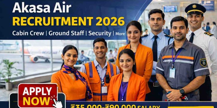 Akasa Air Support Staff and Security Recruitment 2026 Apply