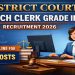 District Court -Bench Clerk -Recruitment