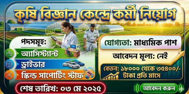 Krishi Vigyan Kendra - group-D Posts Recruitment