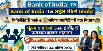 Bank of India Office Assistant & Watchman/Gardner