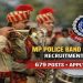Police Band Constable Recruitment