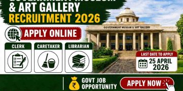 Government Museum & Art Gallery Recruitment 2026