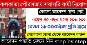 Kolkata Municipal Corporation Recruitment 2024 Apply Online