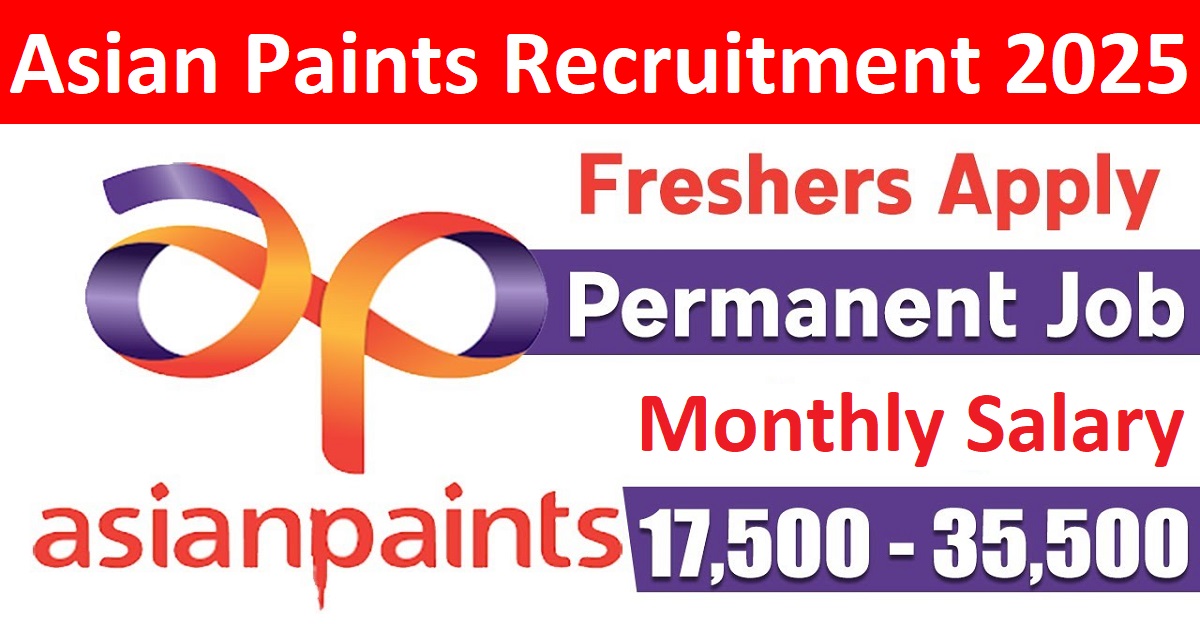 Asian Paints Recruitment