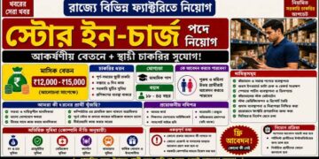 Factory Store In-charge Recruitment 2026 Apply Now